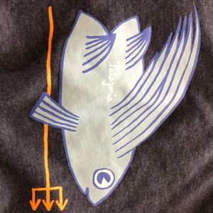 Patagonia sweatshirt my son out grew